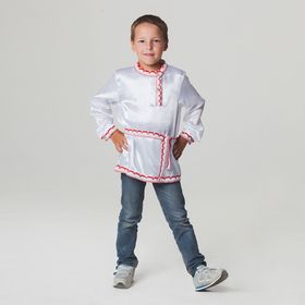 Русская народная рубаха для мальчика, р-р 58, рост 98-104 см