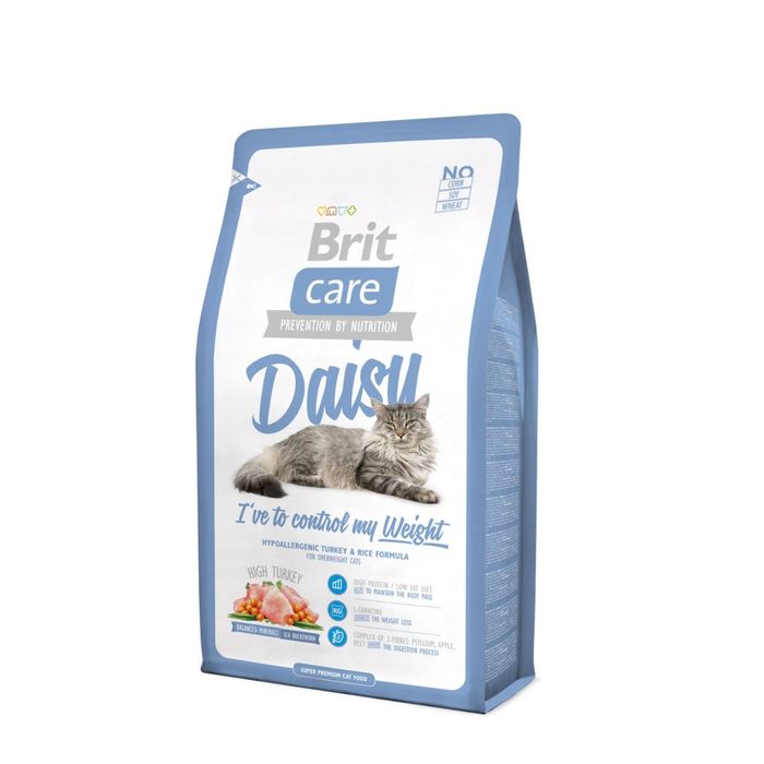 Сухой корм Brit Care Cat Daisy для кошек склонных к полноте, 2 кг