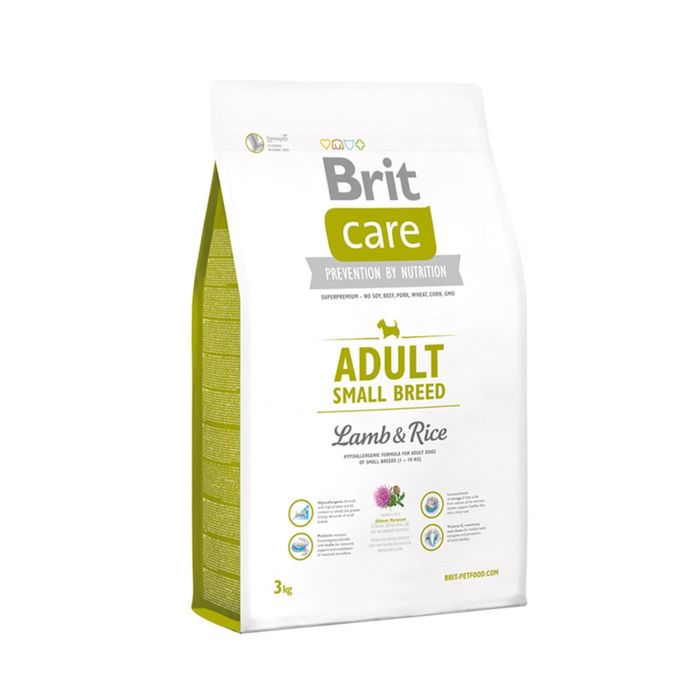 Сухой корм Brit Care Dog adult small для собак мелких пород, 3 кг