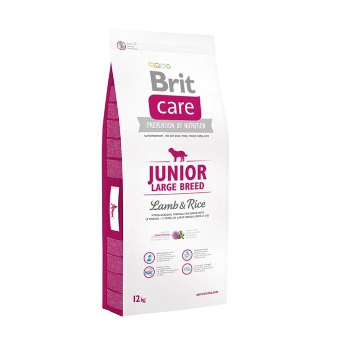 Сухой корм Brit Care Dog junior large для щенков крупных пород, 12 кг