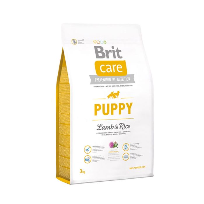 Сухой корм Brit Care Dog puppy для щенков, 3 кг