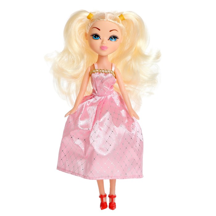 Кукла модная «Дина» в цветном платье