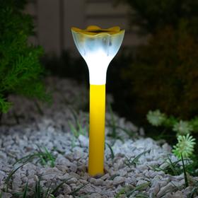 Садовый светильник на солнечной батарее Yellow crocus, серия Classic