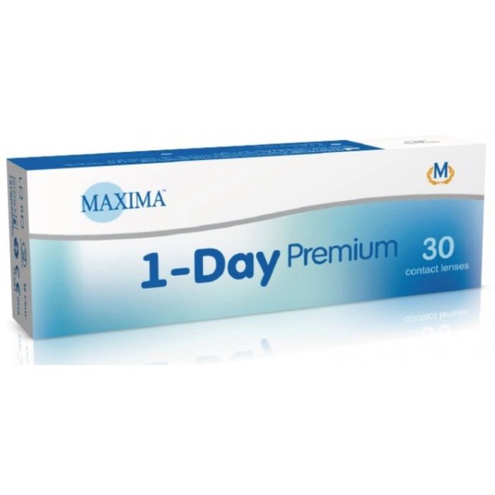 Контактные линзы Maxima 1-Day Premium 30 pk, 8/8,6 в наборе 30 шт.