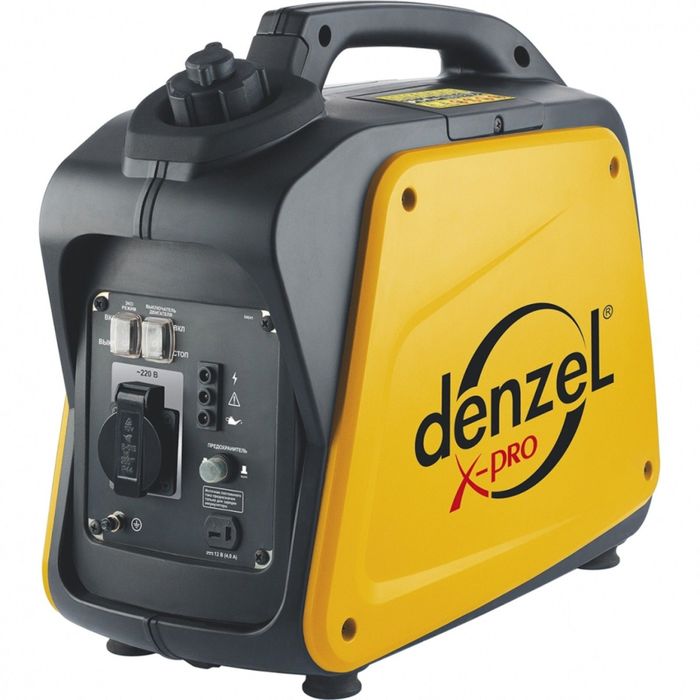 Генератор инверторный DENZEL GT-1300i, X-Pro, 1.3 кВт, 220 В, 3 л, ручной старт