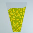 Package for flower cone "Milan" 30/40, light green-yellow