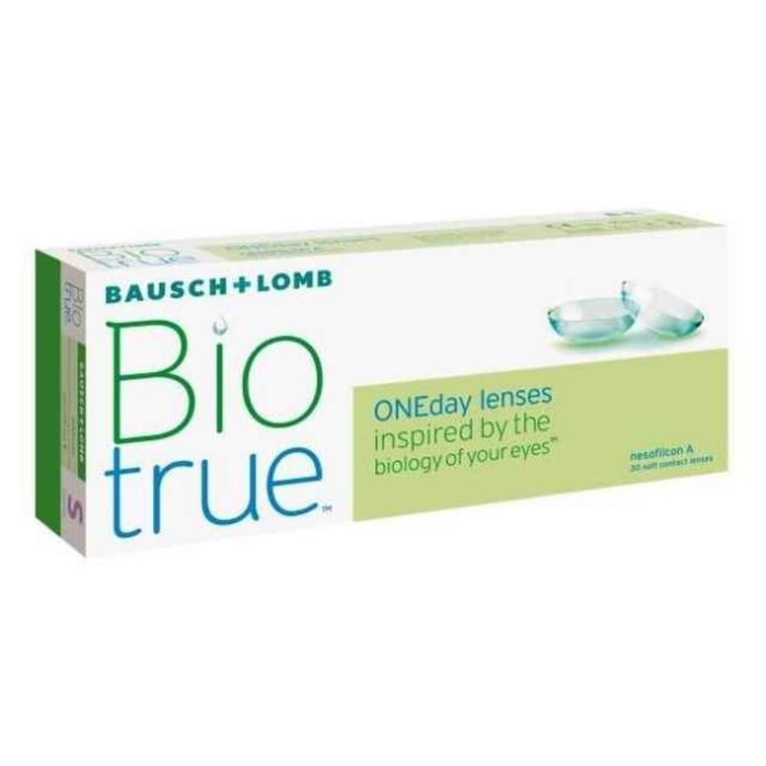 Контактные линзы Biotrue ONE day , -6,5/8,6, в наборе 30 шт.