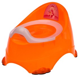 Горшок детский антискользящий «Бэйби-Комфорт» с крышкой, съёмная чаша, цвет МИКС для девочки