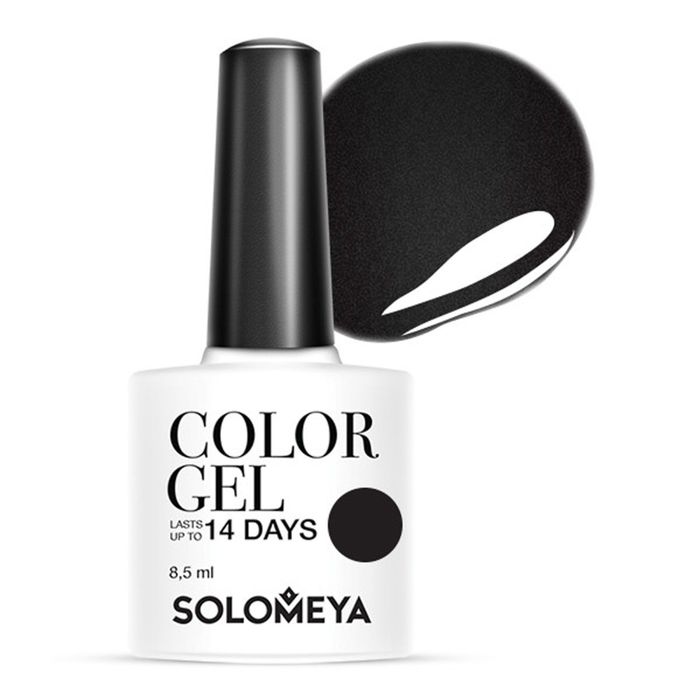 Гель-лак Solomeya Color Gel Perfectly Black, 8,5 мл/Идеально черный