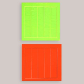Светоотражающая наклейка «Полоска», 12 × 2,5 см, 5 шт на листе, цвет МИКС