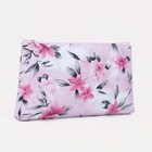 Cosmetic bag simple, division zipper, color pink Cosmetic bag simple, division zipper, color pink