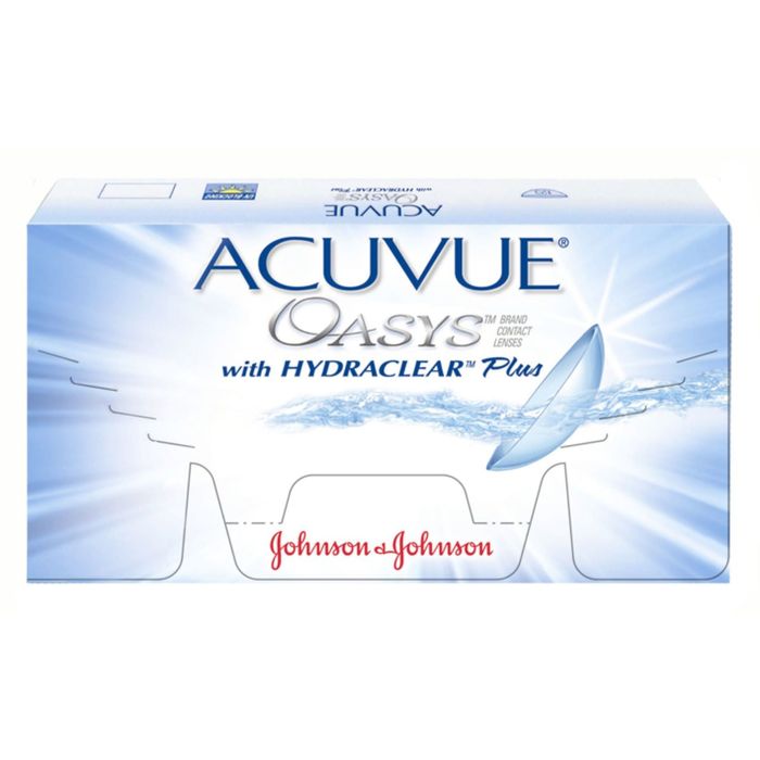 Контактные линзы Acuvue Oasys, -2,25/8,8, в наборе 24шт