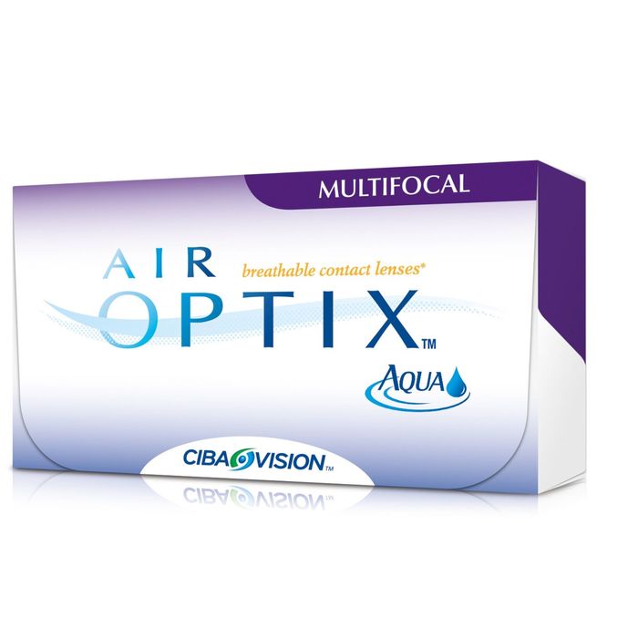 Контактные линзы Air Optix Aqua Multifocal, высокая, -8,5/8,6, в наборе 3 шт