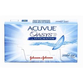 Contact lenses Acuvue Oasys for Astigmatism, -9.0/8.6/-2.25/130, in a set of 6pcs