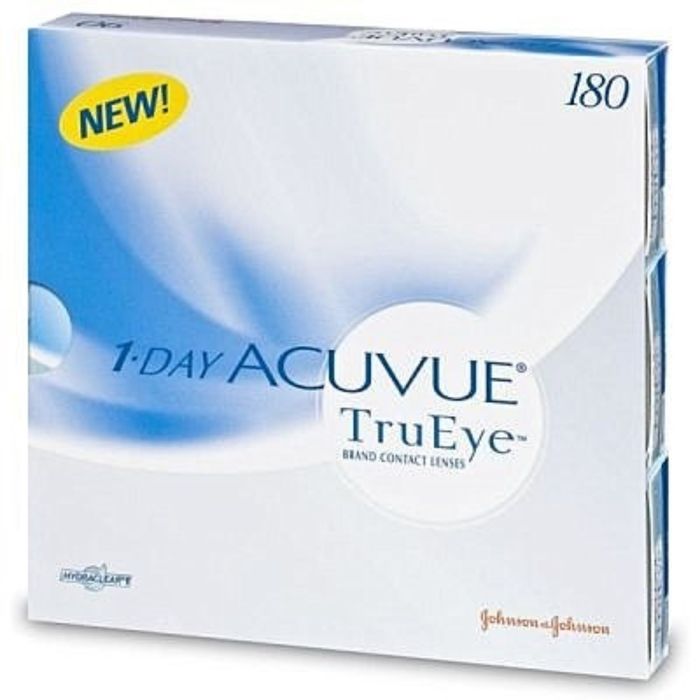 Контактные линзы 1-Day Acuvue TruEYE, -12/8,5, в наборе 180шт