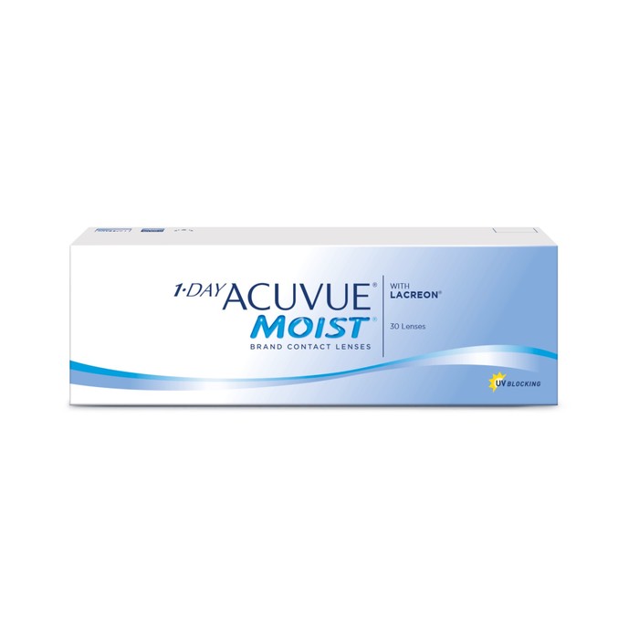 Контактные линзы 1 - Day Acuvue Moist, -11/8,5, в наборе 30шт