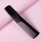 Расчёска комбинированная, 18 × 3,5 см, цвет чёрный - фото 226539