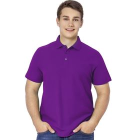 Рубашка мужская, размер 46, цвет фиолетовый