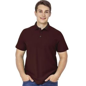 Рубашка мужская, размер 50, цвет тёмно-шоколадный