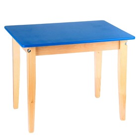 Стол детский №2 (Н=465) (600х450), цвет синий лак