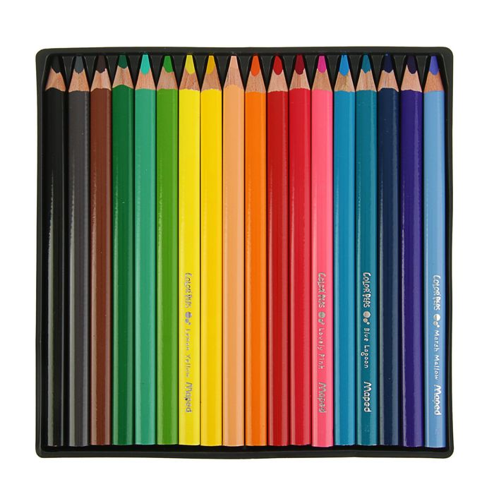 Сколько стоит пачка карандашей. Цветные карандаши трёхгранные 18 цветов Maped. Карандаши Color Peps 18 цветов. Карандаши Jumbo Color Pencils. Карандаш Maped (Jumbo - Eraser Tip).