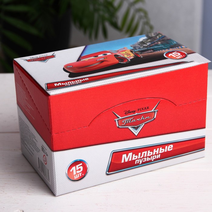 Мыльные пузыри "Молния Маккуин", Тачки, 45 мл
