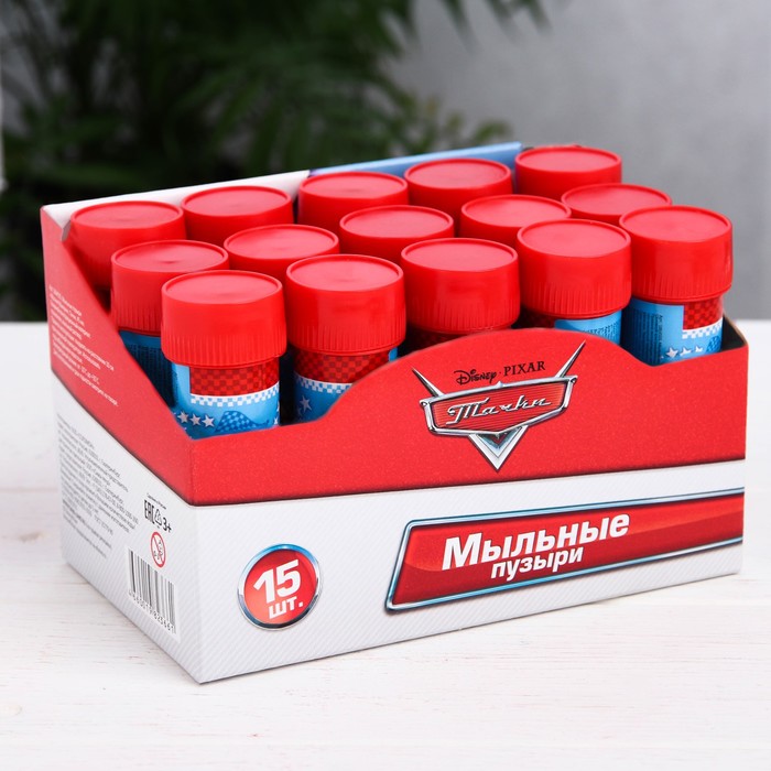 Мыльные пузыри "Молния Маккуин", Тачки, 45 мл