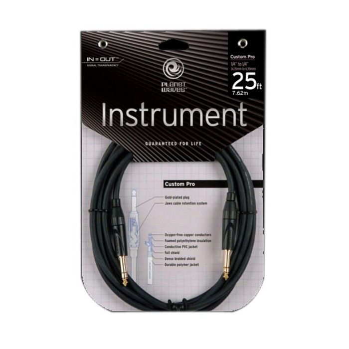 Инструментальный кабель Planet Waves PW-CPGS-25 Custom Pro Series 7,62м