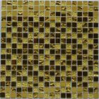 Мозаика стеклянная Bonaparte, Mirror Gold 300х300х4 мм - фото 7219839
