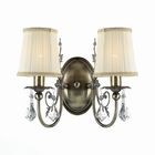 Бра LACRIMA 2x40Вт Е14 бронза 35x35x22см Бра LACRIMA 2x40Вт Е14 бронза 35x35x22см