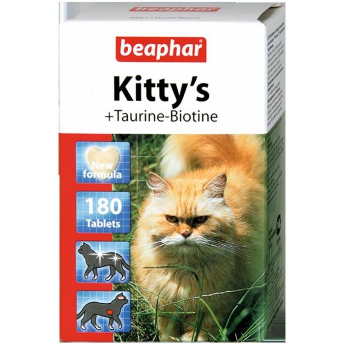 Витамины Beaphar &quot;Kitty's&quot; таурин+биотин 180шт, для кошек