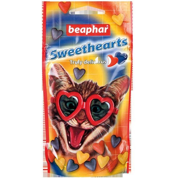 Витамины Beaphar  &quot;Sweet Hearts&quot; сердечки 150шт, для кошек