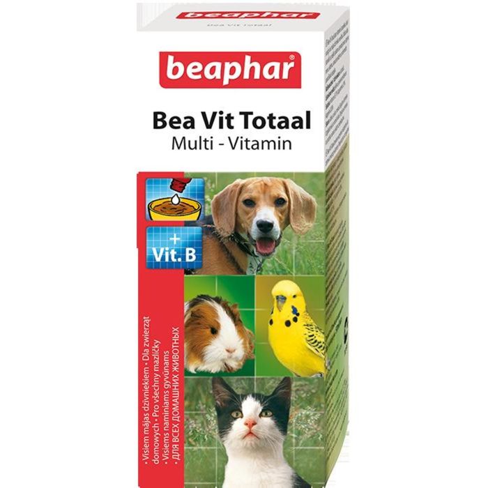 Витамины Beaphar Bea Vit Totaal комплекс для животных и птиц, 50 мл