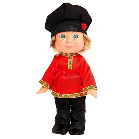 Кукла «Веснушка» в русском костюме, 26 см