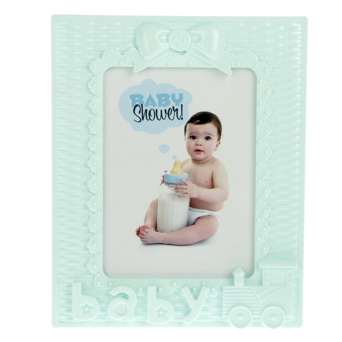 Фоторамка пластик 11х16 см Baby с игрушками МИКС 18,5х13 см