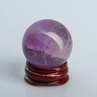 Шар из камня. Аметист от 29мм/55г: подставка, коробка Шар из камня. Аметист от 29мм/55г: подставка, коробка