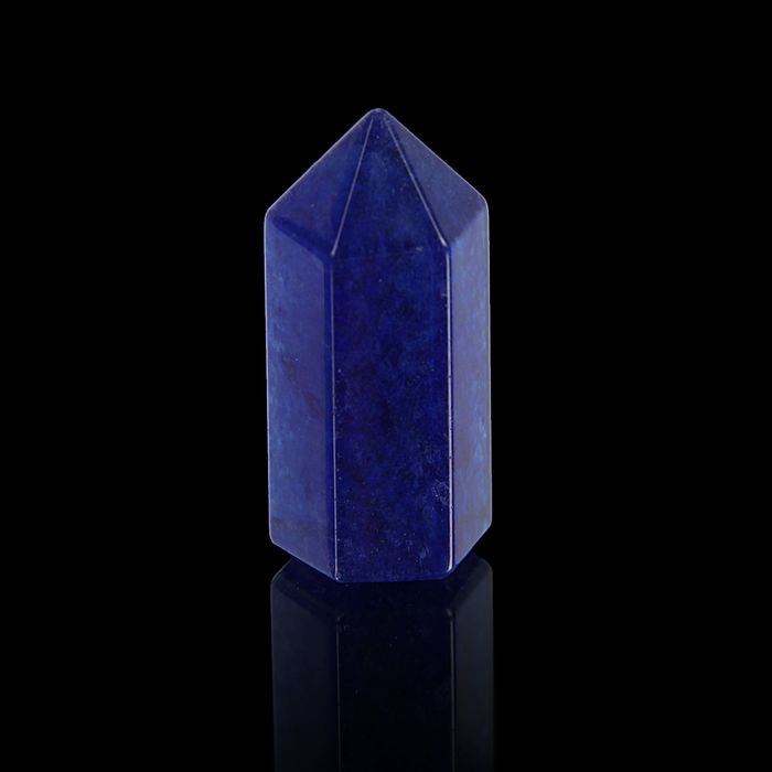 Призма из камня. Голубой кварц от 12х33мм/16г:коробка