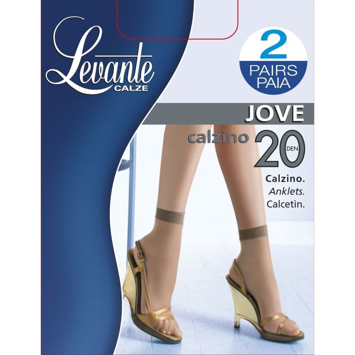 Носки LEVANTE JOVE 20 (2 пары) (12/180), visone, unica