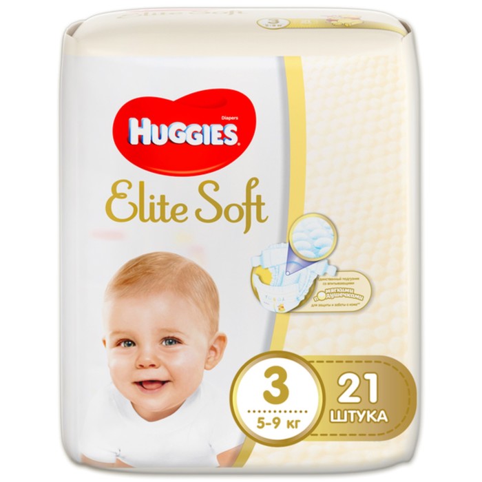 Подгузники Convenience Elite Soft 3, 5-9кг, 21 шт