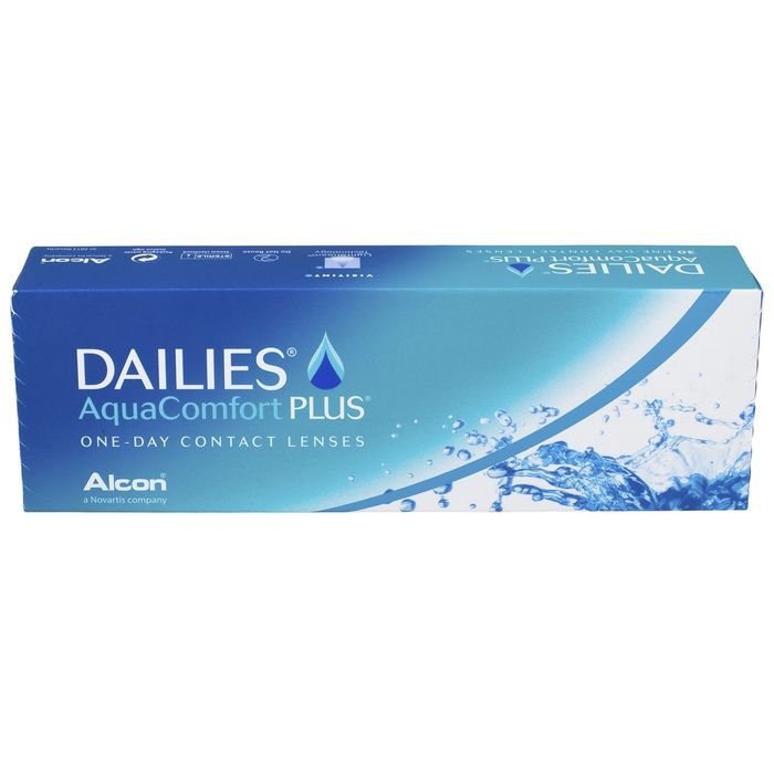 Контактные линзы Focus Dailies AquaComfort+, -8.5/8,7, в наборе 30шт