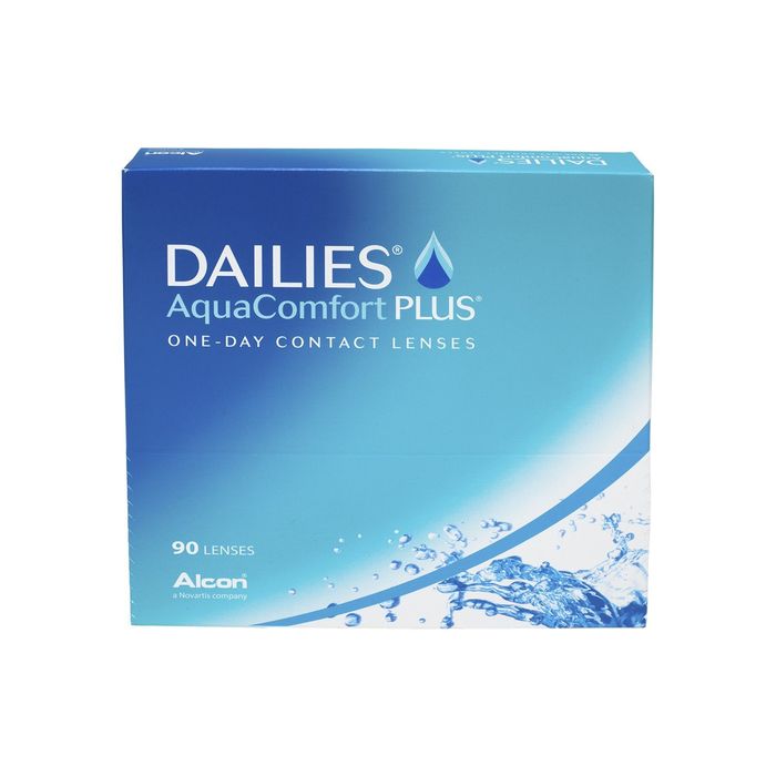 Контактные линзы Focus Dailies AquaComfort+, -9.5/8,7, в наборе 90шт