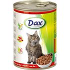 Влажный корм DAX для кошек, кусочки в соусе с говядиной, ж/б, 415 г. Влажный корм DAX для кошек, кусочки в соусе с говядиной, ж/б, 415 г.