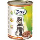 Влажный корм DAX для собак, кусочки в соусе с птицей, ж/б, 415 г. Влажный корм DAX для собак, кусочки в соусе с птицей, ж/б, 415 г.