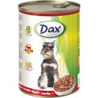 Влажный корм DAX для собак, кусочки в соусе с говядиной, ж/б, 415 г. Влажный корм DAX для собак, кусочки в соусе с говядиной, ж/б, 415 г.