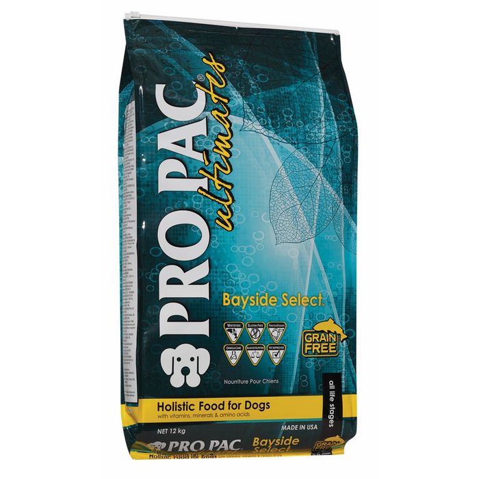 Сухой корм Pro Pac Ultimates Holistic беззерновой, белая рыба/картофель, 12 кг