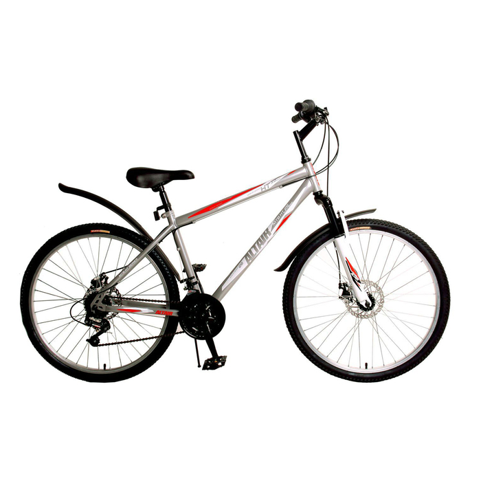 Велосипед 26&quot; Altair MTB HT 3.0 disc, 2017, цвет серый, размер 17&quot;