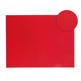 Картон цветной Гофрированный, 650 х 500мм Sadipal Ondula, 1 лист, 328 г/м2, красный