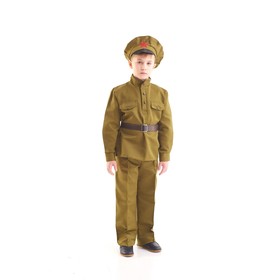 Карнавальный костюм "Сержант", 5-7 лет, рост 122-134 см