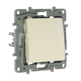 Выключатель Legrand Etika 672301, 10 А, 1 клавиша, скрытый, слоновая кость (2 шт)