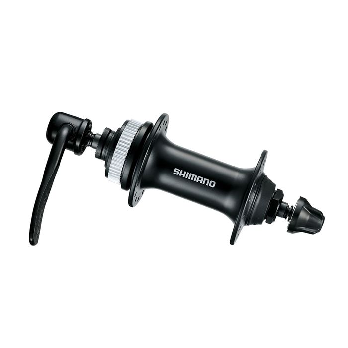 Втулка передняя Shimano RM66, 36 отв, QR (эксцентрик), цвет чёрный